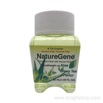 Aloe green tea flavor private label travel antiseptic